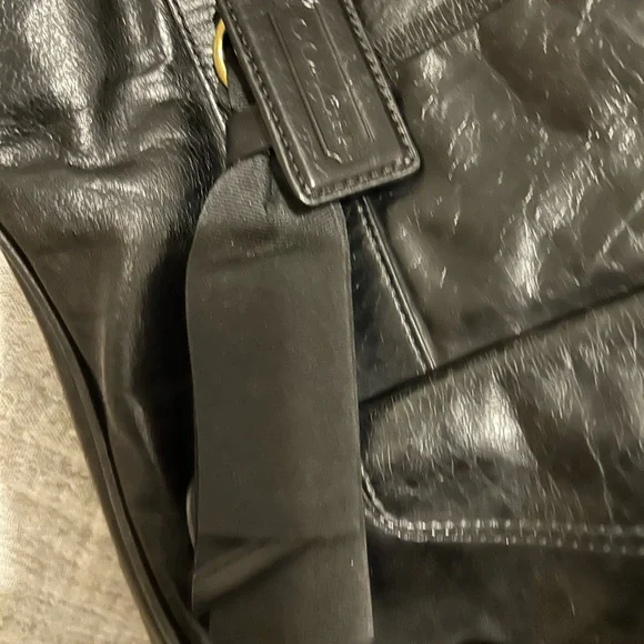 Coach vintage black leather purse - Picture 5 of 11